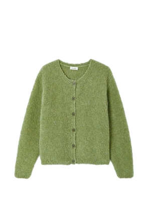 American Vintage Zolly buttoned round-neck cardigan - Green