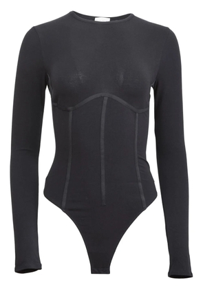 Fleur Du Mal organic-cotton T-shirt bodysuit - Black