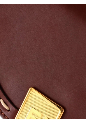 Fendi Pre-Owned Moonlight Flap Bag Leather with Plexiglass Detail crossbody bag - Brown