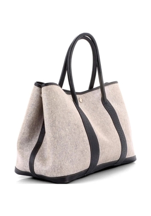 Hermès Pre-Owned Garden Party Toile and Leather 36 tote bag - Black