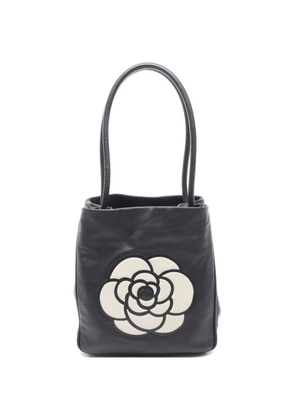 CHANEL Pre-Owned 2004-2005 Camellia tote bag - Black
