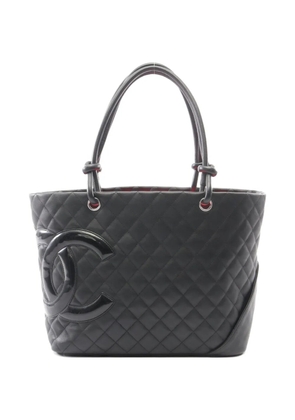 CHANEL Pre-Owned 2011 large Cambon Line tote bag - Black