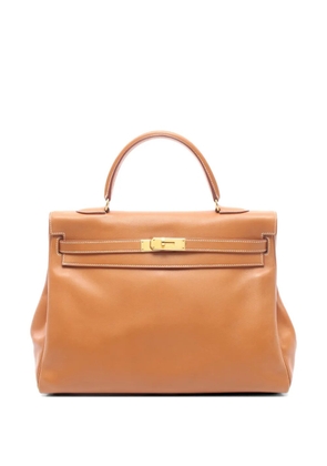 Hermès Pre-Owned 1997 35 Kelly leather tote bag - Neutrals