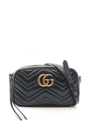 Gucci Pre-Owned 2016-2026 Small GG Marmont Matelasse Calfskin crossbody bag - Black