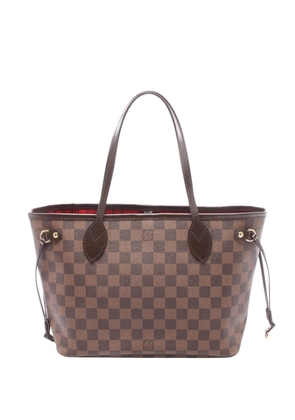 Louis Vuitton Pre-Owned 2009 Damier Ebene Neverfull PM tote bag - Brown
