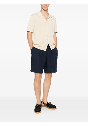 BE ABLE pleated elasticated-waist shorts - Blue