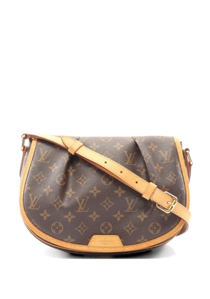 Louis Vuitton Pre-Owned 2011 Menilmontant PM Monogram shoulder bag - Brown