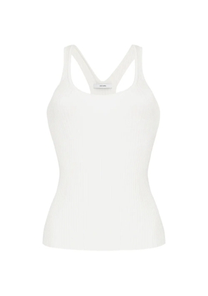 Adam Lippes Peretti ribbed tank top - Neutrals