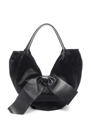 Valentino Garavani Pre-Owned 2010s bow-detail shoulder bag - Black