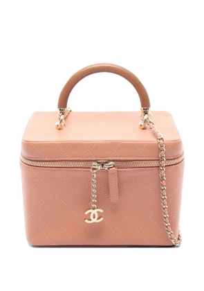 CHANEL Pre-Owned 2018-2019 matelassé cross body bag - Pink