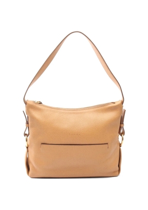 Loewe Pre-Owned 2000s logo-embossed shoulder bag - Neutrals