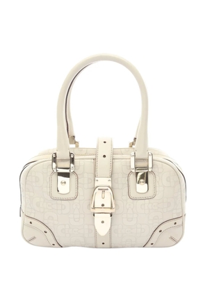 Gucci Pre-Owned 2000s Horsebit embossed shoulder bag - Neutrals