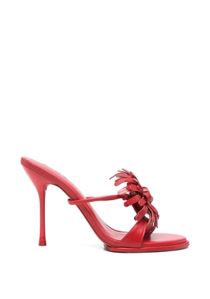 Cult Gaia Carla floral-appliqué sandals - Red