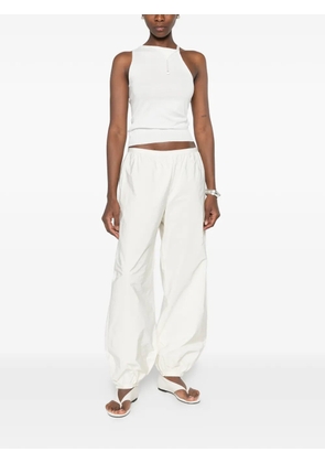 Paloma Wool Lani asymmetric-neck knitted top - Neutrals