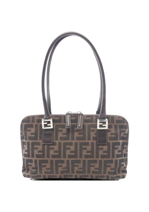 Fendi Pre-Owned 10s Zucca shoulder bag - Brown
