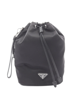 Prada Pre-Owned 2020s Re-Nylon drawstring pouch - Black