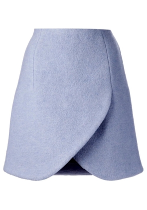 Carven wrap effect skirt - Blue