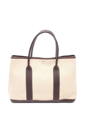 Hermès Pre-Owned 2002 Garden Party Toile H shoulder bag - Neutrals