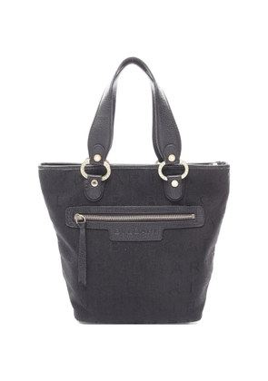 Bvlgari Pre-Owned 2000s Logomania canvas tote bag - Black