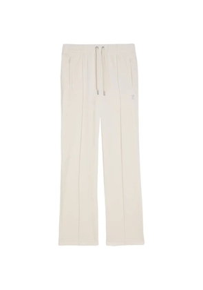Juicy Couture Diamanté velour track pants - White
