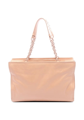 Bottega Veneta Pre-Owned 2000s chain-link leather tote bag - Neutrals