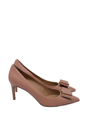 Ferragamo Pre-Owned Bow Accents pumps - Pink