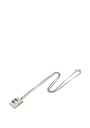 CHANEL Pre-Owned 1986-1988 Cambon Line necklace - Silver