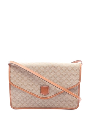 Celine Pre-Owned 2000s Macadam shoulder bag - Neutrals