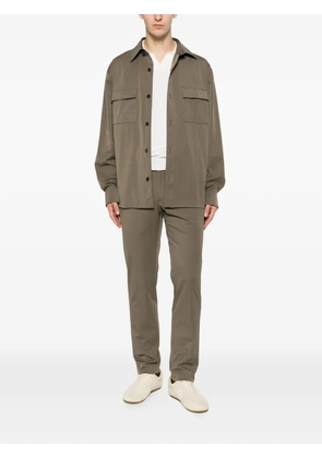 Karl Lagerfeld elasticated-waistband trousers - Green