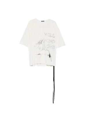 Ann Demeulemeester Aga T-shirt - White