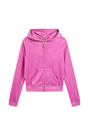 Juicy Couture Heritage velour hoodie - Pink