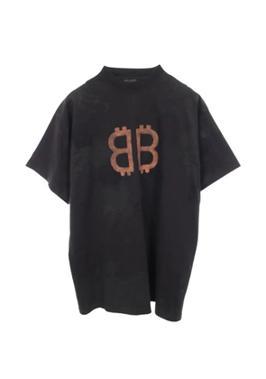 Balenciaga Pre-Owned 2010s logo-print T-shirt - Black