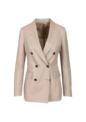 Tagliatore double-breasted peaked-lapel blazer - Neutrals