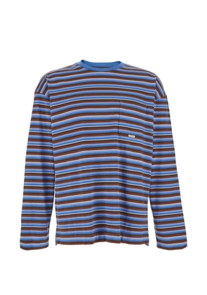 Sunflower striped pocket T-shirt - Brown