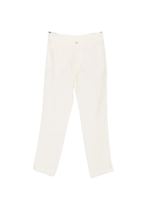 120% Lino drawstring-waist trousers - Neutrals