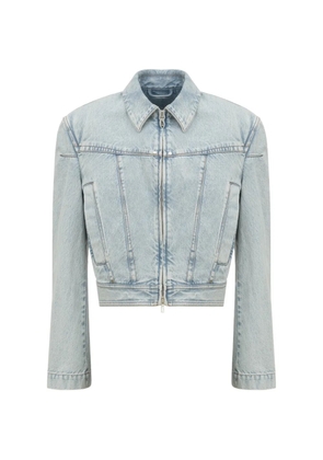 LGN LOUIS GABRIEL NOUCHI acid-wash denim jacket - Blue