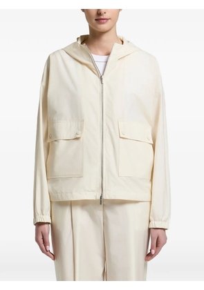 Peserico hooded zip-up Lightweight jacket - Neutrals