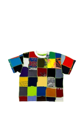 Better with Age patchwork graphic-print T-shirt - Red