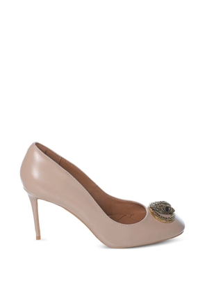 Kurt Geiger Chelsea eagle-plaque pumps - Neutrals