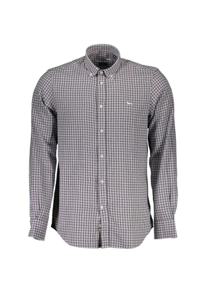 Harmont & Blaine check-pattern button-down shirt - Purple