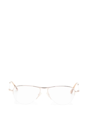 TOM FORD Eyewear geometric-frame glasses - Gold