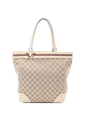 Gucci Pre-Owned 2000s Mayfair GG shoulder bag - Neutrals