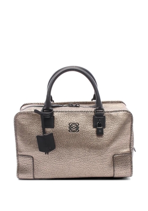 Loewe Pre-Owned 10s 36 Amazona metallic tote bag - Gold