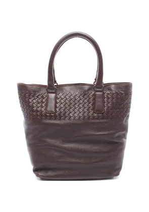 Bottega Veneta Pre-Owned 2000s Intrecciato leather tote bag - Brown