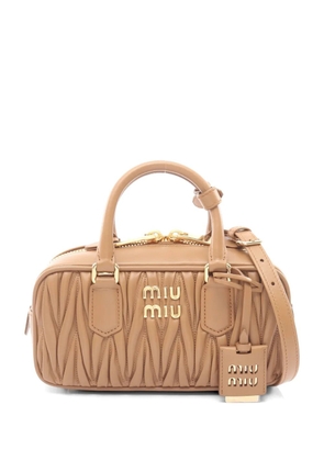 Miu Miu Pre-Owned Matelassé 2-Way handbag - Neutrals