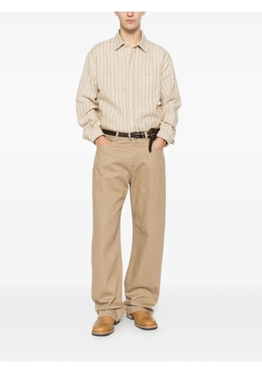 NN07 Deon 5728 striped shirt - Neutrals