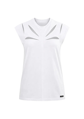 Elisabetta Franchi cut-out sleeveless top - White