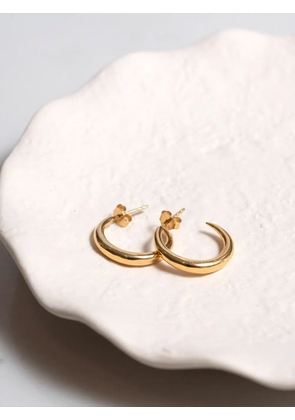 AUREE JEWELLERY Alta crescent-shaped hoop earrings - Gold