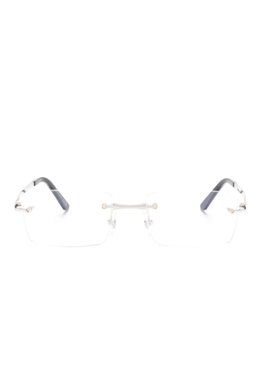 Cartier Eyewear Santos De Cartier glasses - Silver