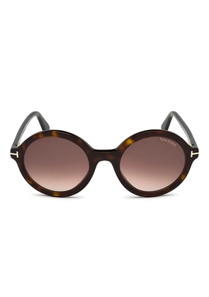TOM FORD Eyewear round-frame sunglasses - Brown